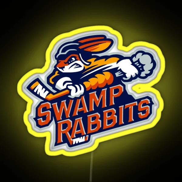 Greenville Swamp Rabbits GREENVILLE SWAMP RABBITS RGB Neon Sign