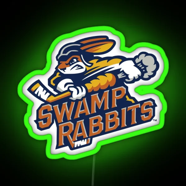 Greenville Swamp Rabbits RGB Neon Sign