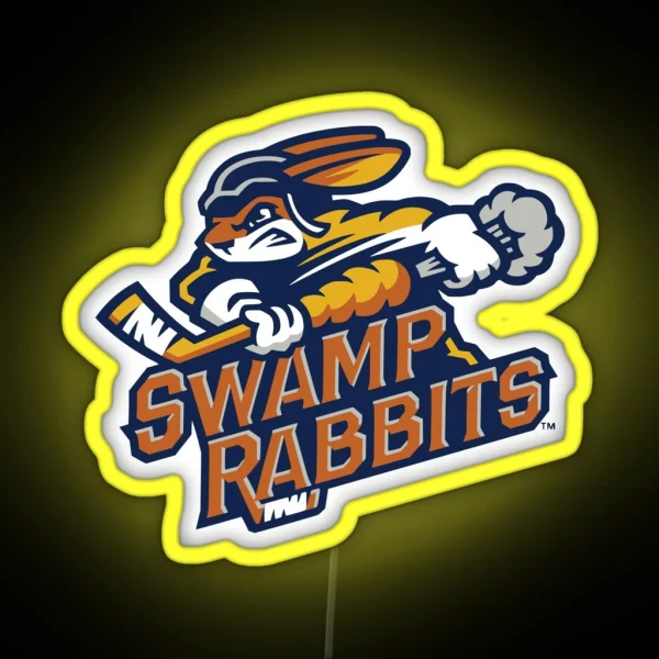 Greenville Swamp Rabbits RGB Neon Sign