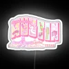 Greetings From Austin In Pink The State Collection Tesni Alys Designs RGB Neon Sign