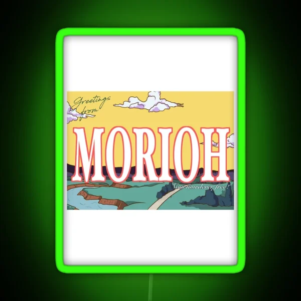 Greetings From Morioh RGB Neon Sign