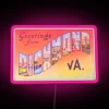 Greetings From RICHMOND VA RGB Neon Sign - Image 6
