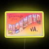 Greetings From RICHMOND VA RGB Neon Sign - Image 5