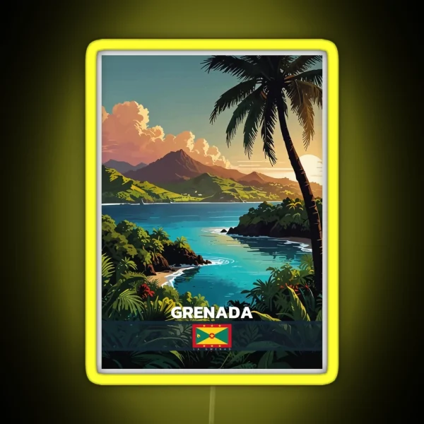 Grenada Travel RGB Neon Sign