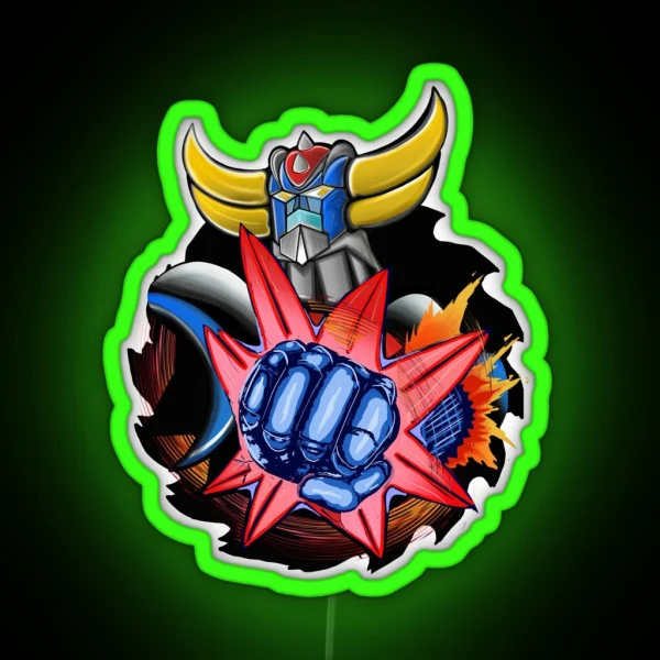 Grendizer Goldorak RGB Neon Sign