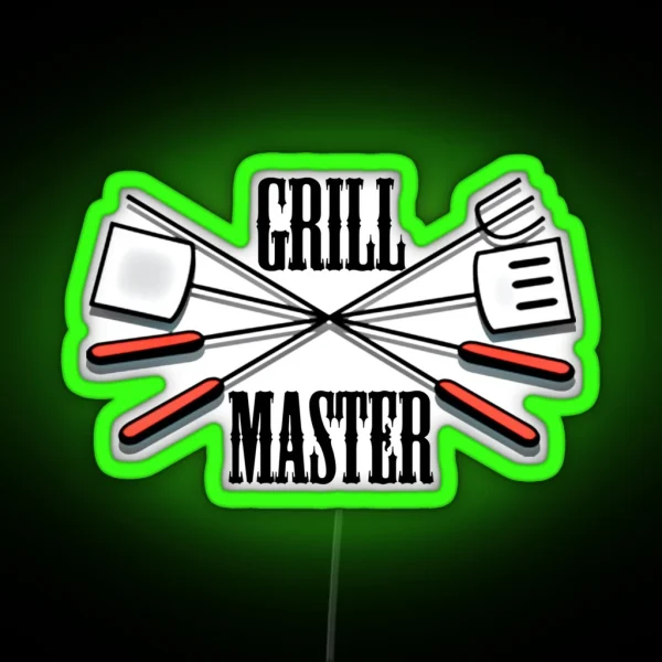 Grill Master RGB Neon Sign