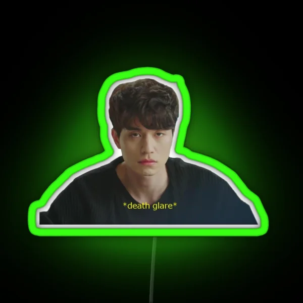 Grim Reaper Death Glare RGB Neon Sign