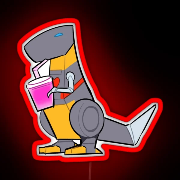 Grimlock S Energon Smoothie RGB Neon Sign