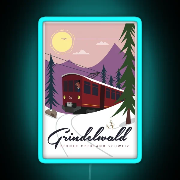 Grindelwald Poster RGB Neon Sign
