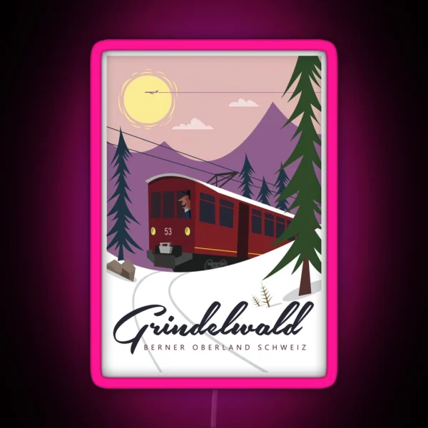 Grindelwald Poster RGB Neon Sign