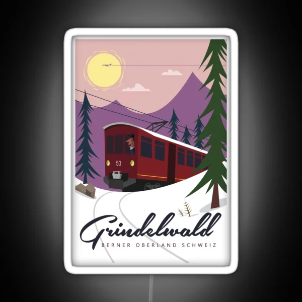 Grindelwald Poster RGB Neon Sign