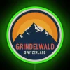 Grindelwald Switzerland Mountain Design RGB Neon Sign - Image 3