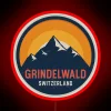 Grindelwald Switzerland Mountain Design RGB Neon Sign - Image 2