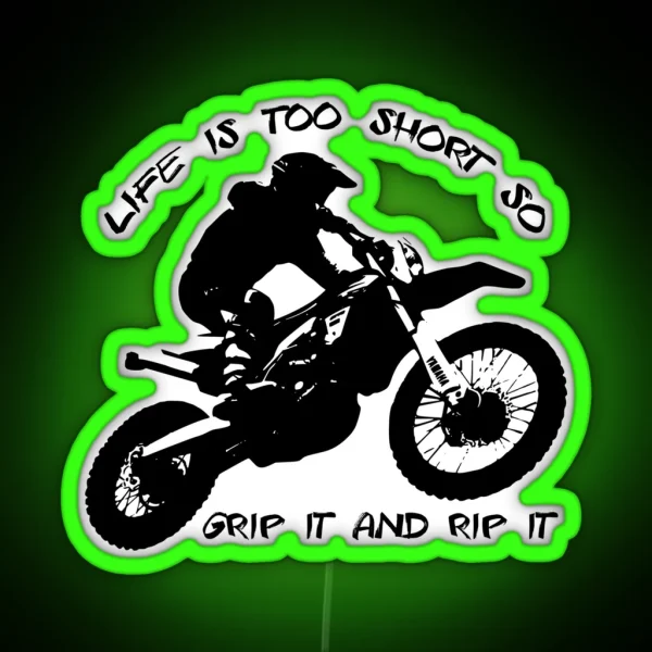 Grip It And Rip It RGB Neon Sign