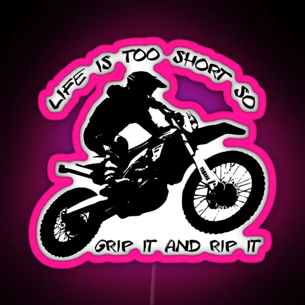 Grip It And Rip It RGB Neon Sign