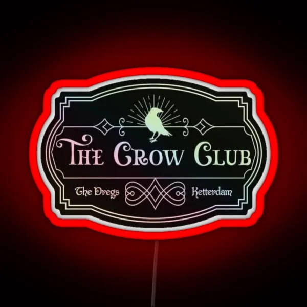 Grishaverse Crow Club Sign RGB Neon Sign