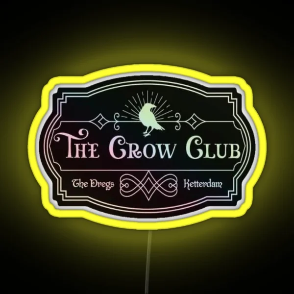 Grishaverse Crow Club Sign RGB Neon Sign