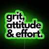 Grit Attitude And Effort Growth Mindset RGB Neon Sign - Image 3