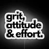 Grit Attitude And Effort Growth Mindset RGB Neon Sign - Image 4