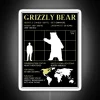 Grizzly Bear Facts Large Bear Enthusiast RGB Neon Sign - Image 5
