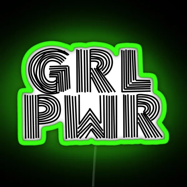 GRL PWR RGB Neon Sign