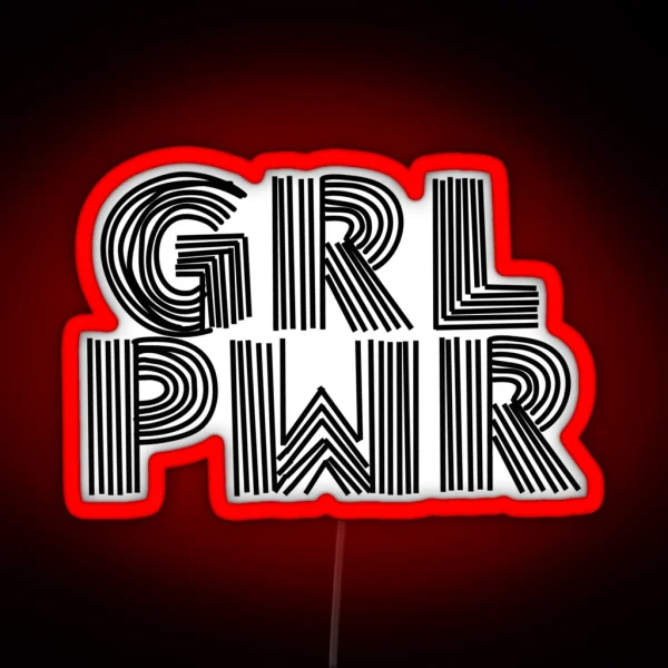 GRL PWR RGB Neon Sign