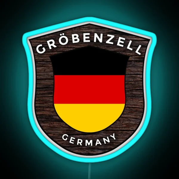 Gro Benzell Germany Emblem Flag RGB Neon Sign