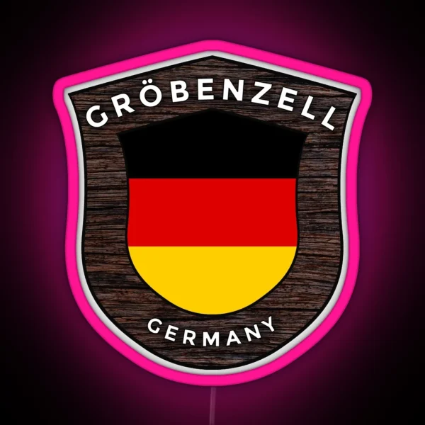 Gro Benzell Germany Emblem Flag RGB Neon Sign
