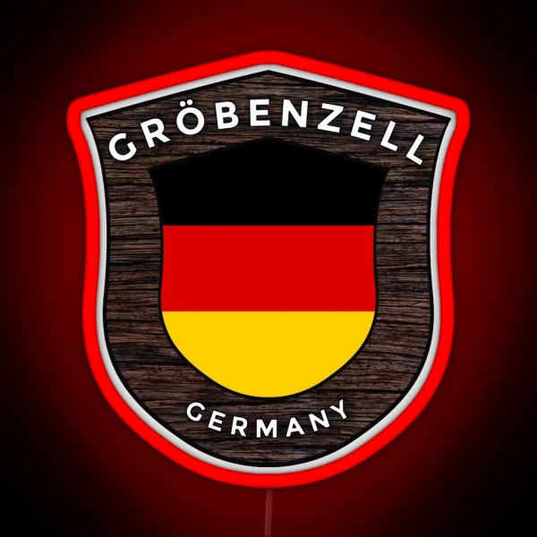 Gro Benzell Germany Emblem Flag RGB Neon Sign