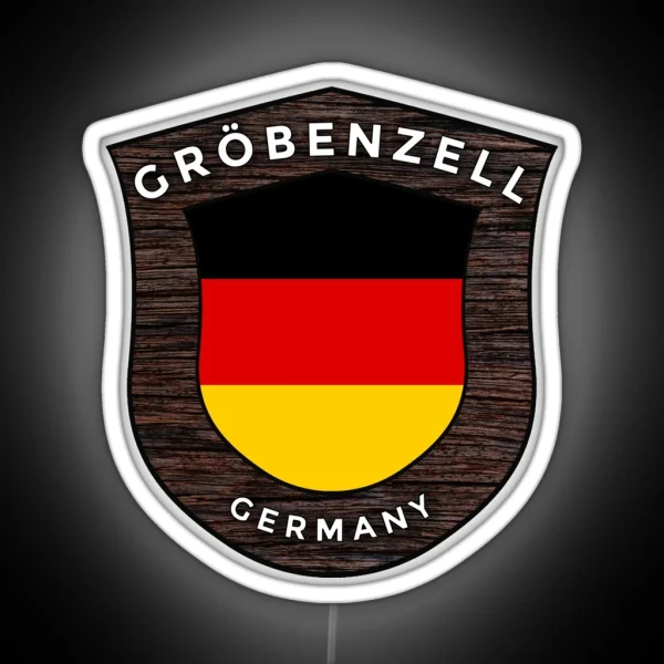 Gro Benzell Germany Emblem Flag RGB Neon Sign