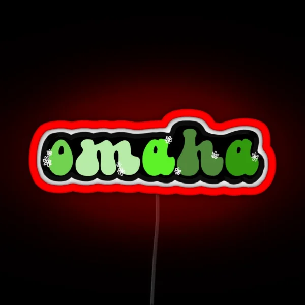 Groovy Omaha RGB Neon Sign