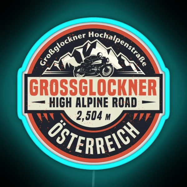 Grossglockner High Alpine Road RGB Neon Sign