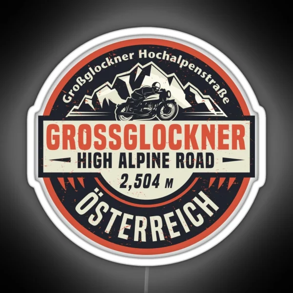 Grossglockner High Alpine Road RGB Neon Sign