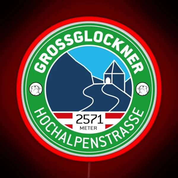 Grossglockner High Alpine Road V1 RGB Neon Sign