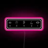 Grounding Technique For Anxiety 54321 RGB Neon Sign - Image 6