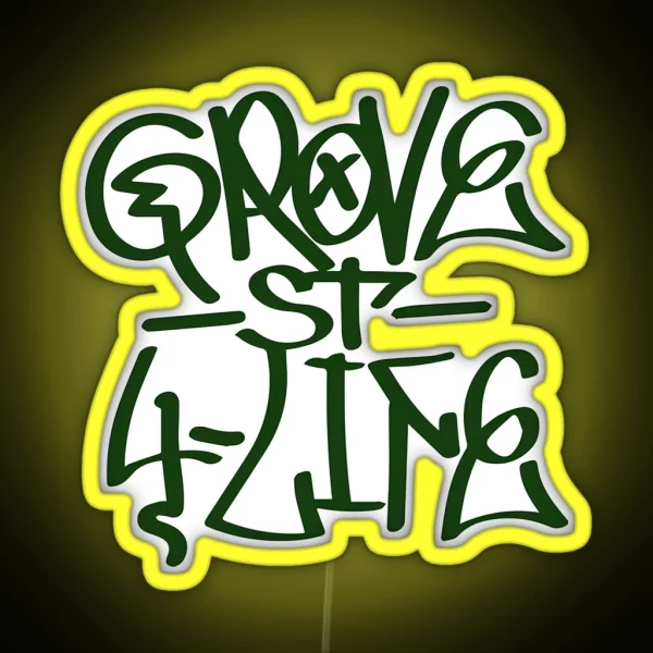 Grove ST 4 Life RGB Neon Sign