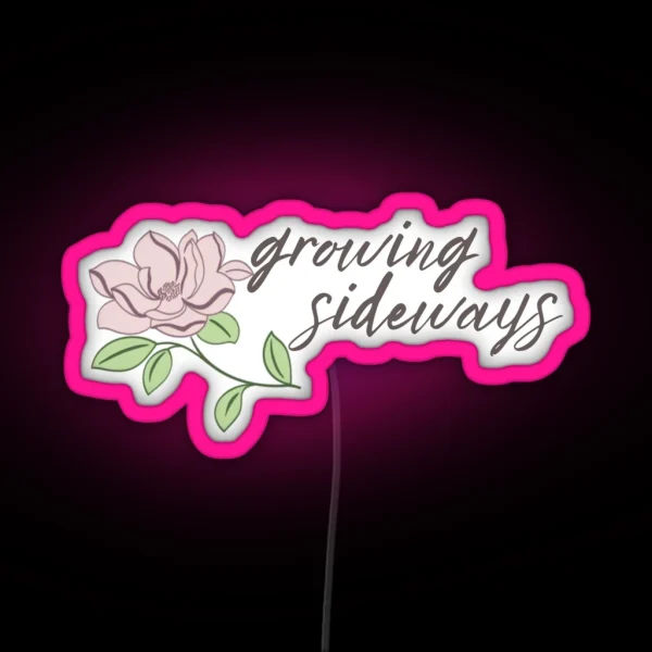 Growing Sideways RGB Neon Sign