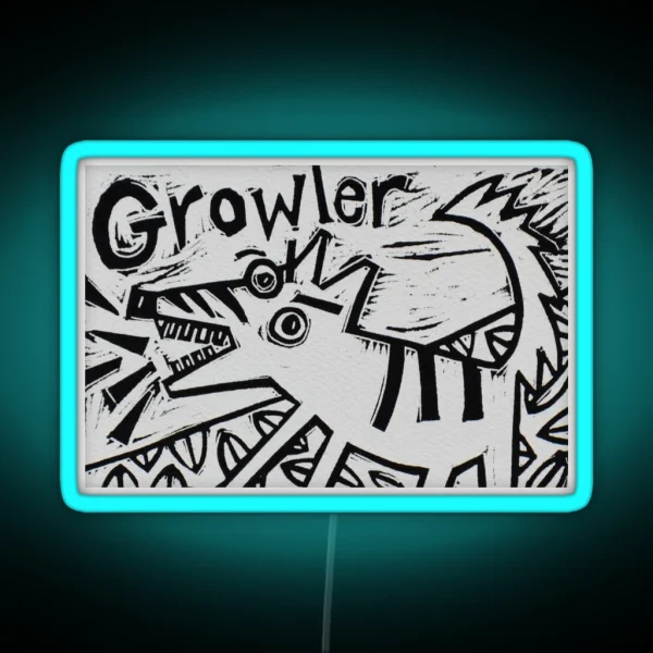 Growler RGB Neon Sign