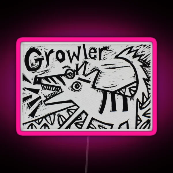 Growler RGB Neon Sign