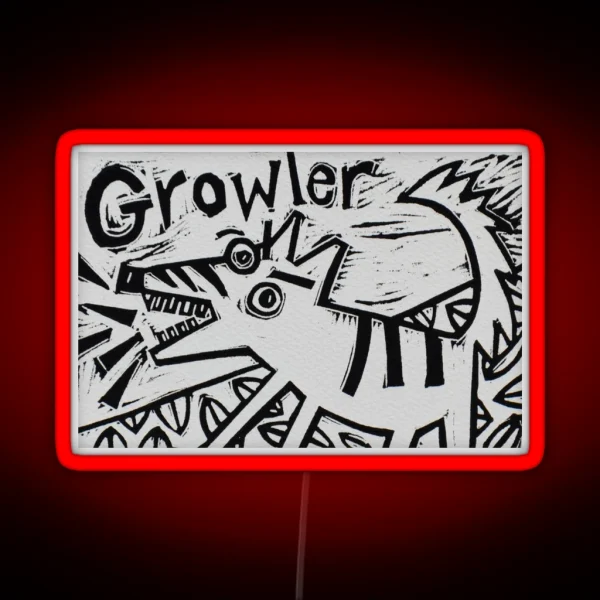 Growler RGB Neon Sign