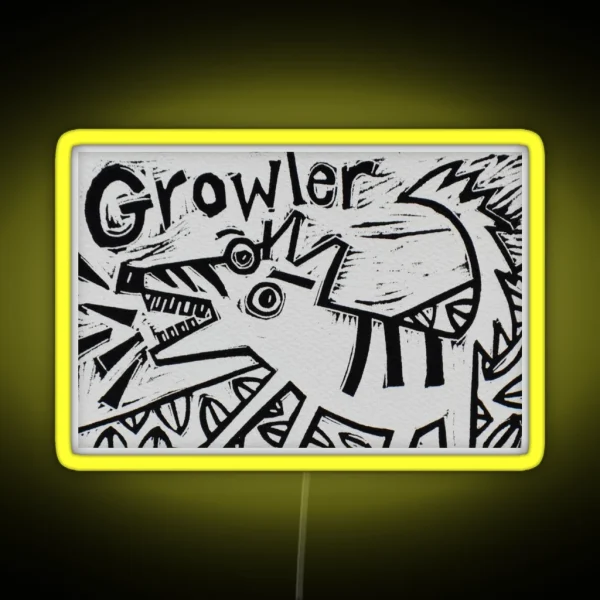 Growler RGB Neon Sign