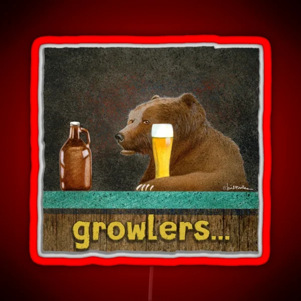 Growlers RGB Neon Sign