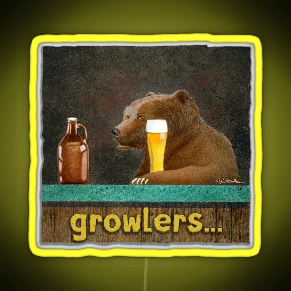 Growlers RGB Neon Sign