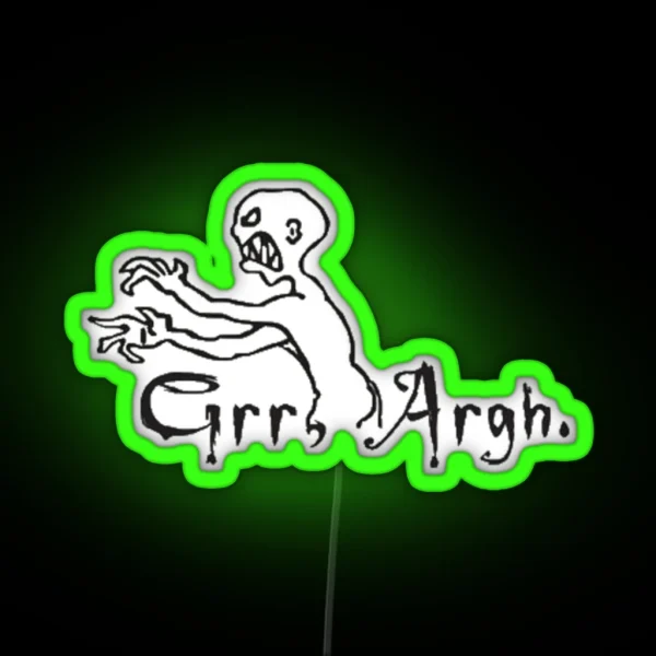 Grrr Argh RGB Neon Sign