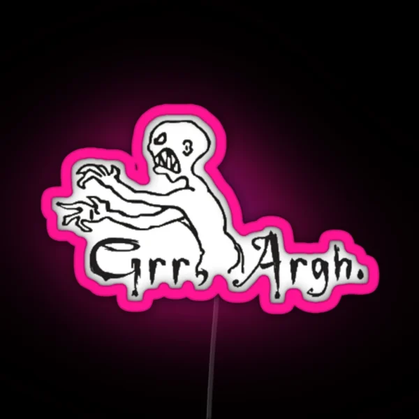 Grrr Argh RGB Neon Sign