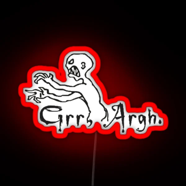 Grrr Argh RGB Neon Sign