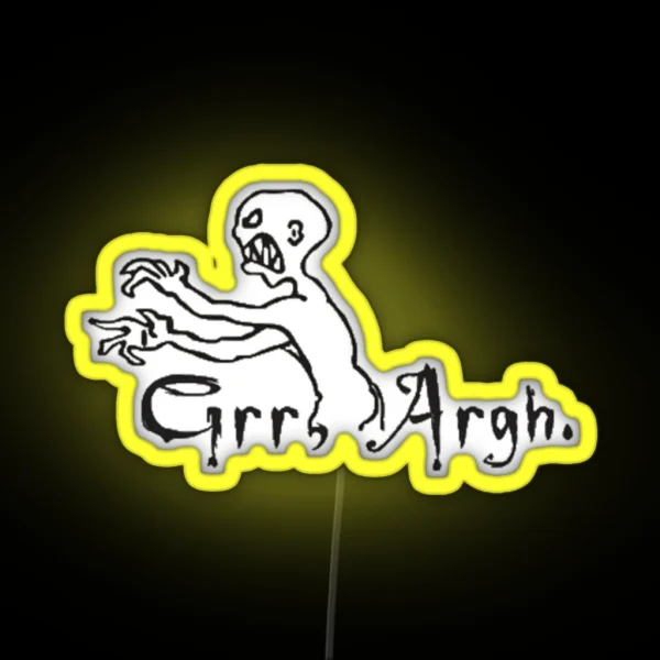 Grrr Argh RGB Neon Sign