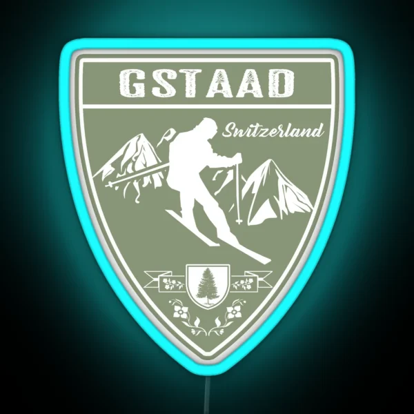Gstaad Switzerland RGB Neon Sign