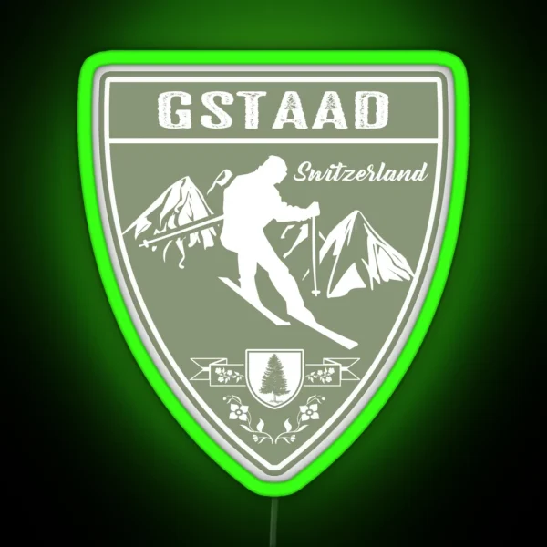 Gstaad Switzerland RGB Neon Sign