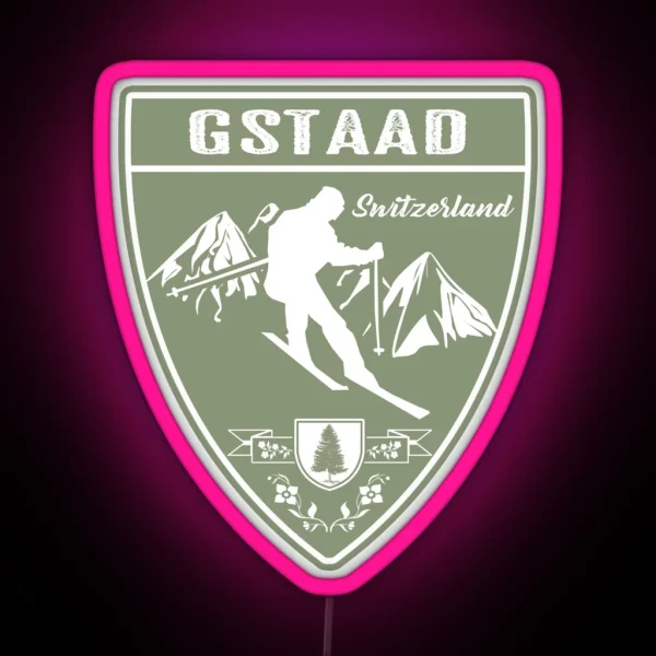 Gstaad Switzerland RGB Neon Sign